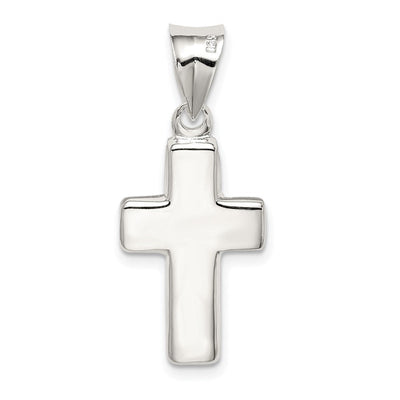 Sterling Silver Cross Pendant, 28 x 14mm