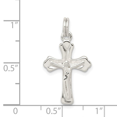 Sterling Silver Crucifix Charm, 28 x 15mm