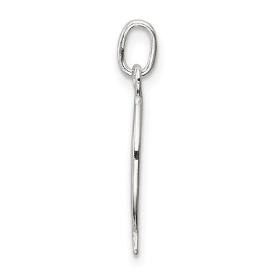 Sterling Silver Ichthus Fish Cross Charm, 18 x 6mm