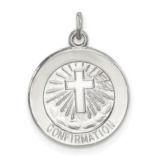 Sterling Silver Confirmation Medal (Style QC5901)