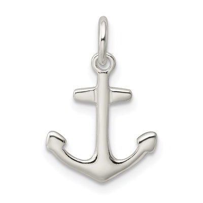 Sterling Silver Anchor Charm, 17 x 15mm