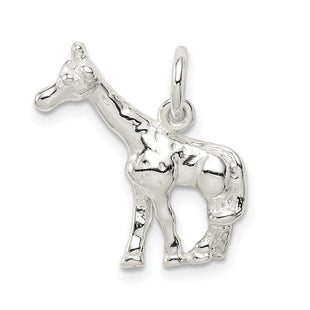 Sterling Silver Giraffe Charm (Style QC6365)