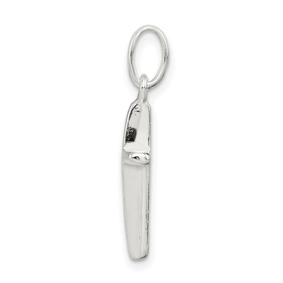 Sterling Silver Cross Pendant, 24 x 10mm