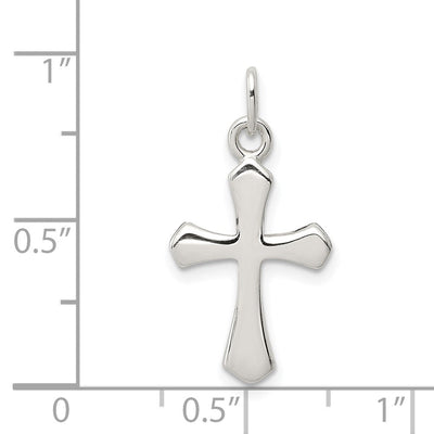 Sterling Silver Passion Cross Charm, 22 x 12mm