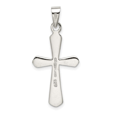 Sterling Silver Cross Pendant, 30 x 16mm (7226)