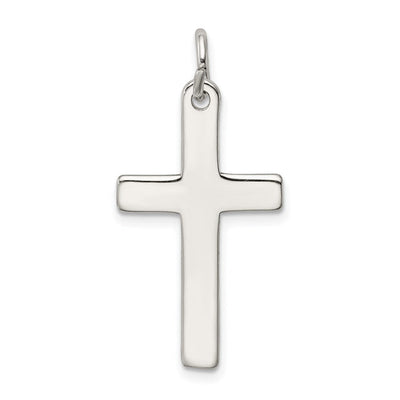 Sterling Silver Cross Pendant, 28 x 15mm
