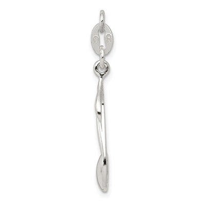 Sterling Silver Polished Music Note Charm