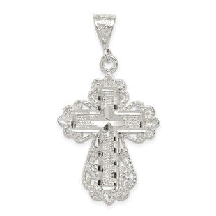 Sterling Silver Cross Pendant (Style QC7927)