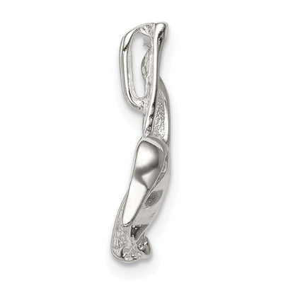 Sterling Silver Hummingbird Charm, 20 x 16mm