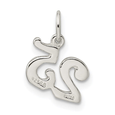 Sterling Silver Polished 25 Charm