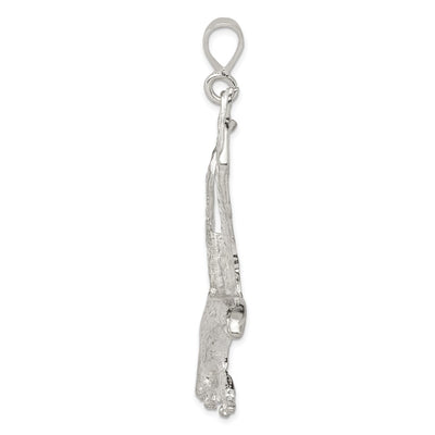 Sterling Silver Eagle Charm, 27 x 53mm