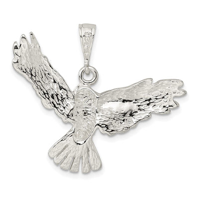 Sterling Silver Eagle Pendant, 27 x 37mm