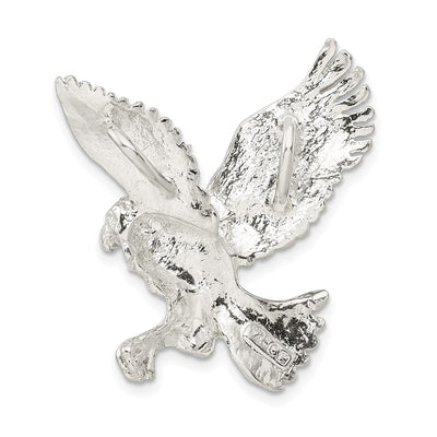 Sterling Silver Eagle Charm, 33 x 30mm