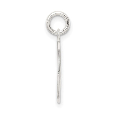 Sterling Silver Polished Basketball Pendant