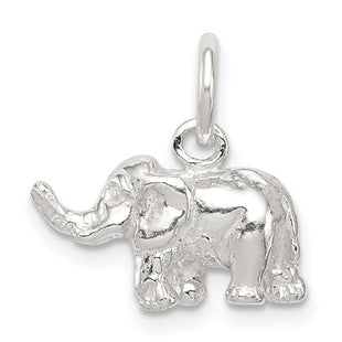 Sterling Silver Elephant Charm (Style QC908)