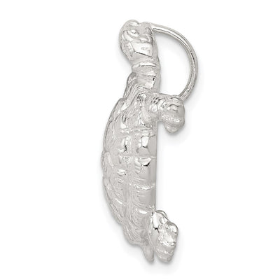 Sterling Silver Turtle Charm, 26 x 17mm