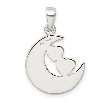 Sterling Silver & Rose Tone Enamel ALWAYS SISTER..FRIEND Pendant