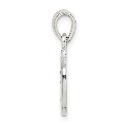 Sterling Silver Enamel Good Luck Horse Shoe Pendant