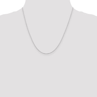 Sterling Silver Rhodium-plated Cable Chain (Style QCL035R-20)