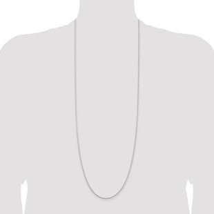 Sterling Silver Cable Chain (Style QCL040-36)