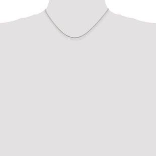 Sterling Silver Rhodium-plated Cable Chain (Style QCL040R-16)
