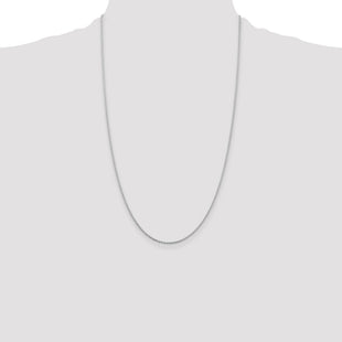 Sterling Silver Rhodium-plated Cable Chain (Style QCL040R-26)