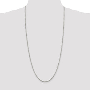 Sterling Silver Cable Chain (Style QCL080-30)