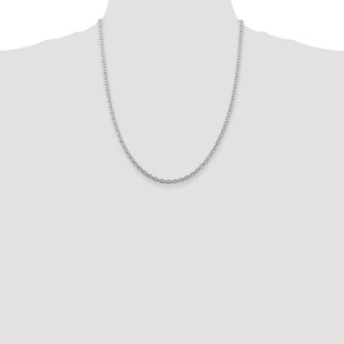 Sterling Silver Cable Chain (Style QCL100-22)