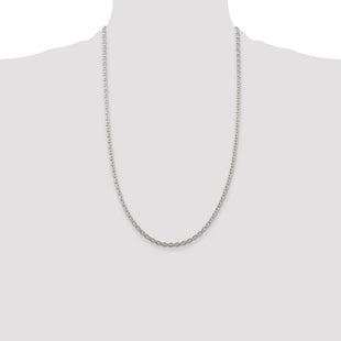 Sterling Silver Cable Chain (Style QCL100-26)