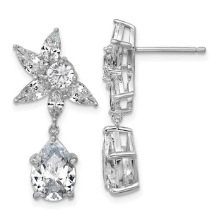 Sterling Silver Earrings Style QCM1698 - Classique Jewelry Inc.