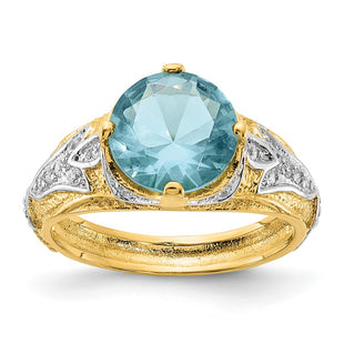 Sterling Silver Rings Style QCM1946Y - Classique Jewelry Inc.