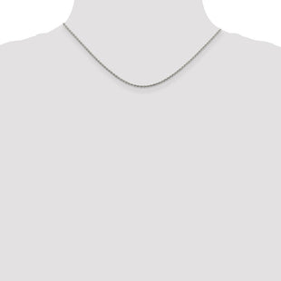 Sterling Silver Diamond-cut Spiga Chain (Style QDS045-16)