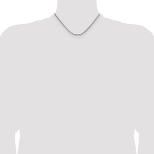 Sterling Silver Diamond-cut Square Spiga Chain (Style QDSS060-16)