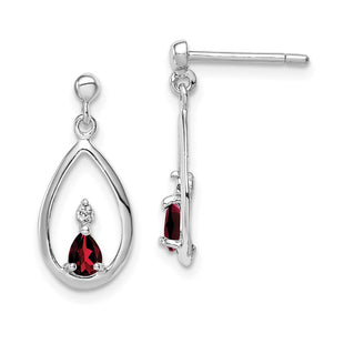 Sterling Silver Earrings Style QDX631 - Classique Jewelry Inc.