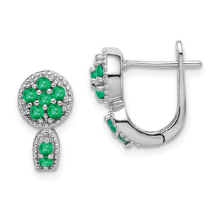 Sterling Silver Earrings Style QE10113E - Classique Jewelry Inc.