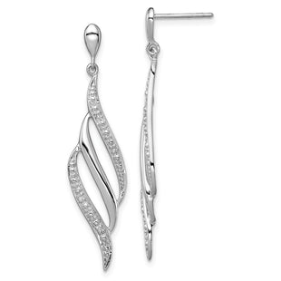 Sterling Silver Earrings Style QE10544 - Classique Jewelry Inc.