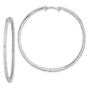 Sterling Silver Earrings Style QE12251 - Classique Jewelry Inc.