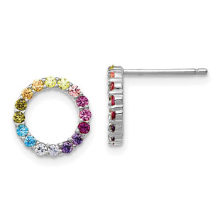 Sterling Silver Earrings Style QE14459 - Classique Jewelry Inc.
