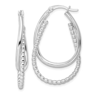 Sterling Silver Earrings Style QE15894 - Classique Jewelry Inc.
