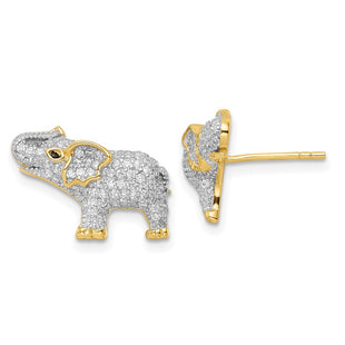 Sterling Silver Earrings Style QE16507 - Classique Jewelry Inc.