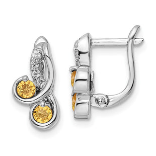 Sterling Silver Earrings Style QE16645CI - Classique Jewelry Inc.