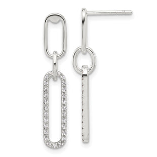 Sterling Silver Earrings Style QE17050 - Classique Jewelry Inc.