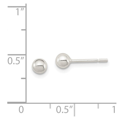Sterling Silver Ball Earrings