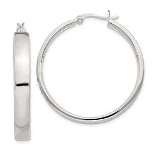 Sterling Silver Hoop Earrings (Style QE3688)