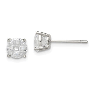 Sterling Silver Earrings Style QE7494 - Classique Jewelry Inc.