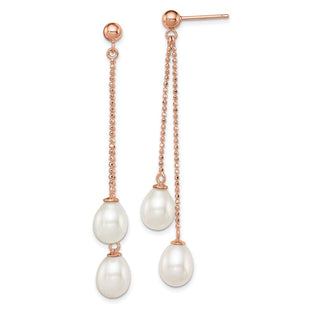 Sterling Silver Earrings Style QER12777 - Classique Jewelry Inc.