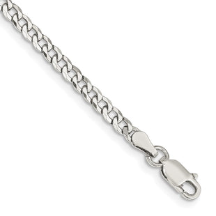 Sterling Silver Beveled Curb Chain (Style QFB080-8)