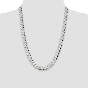 Sterling Silver Beveled Curb Chain (Style QFB250-24)