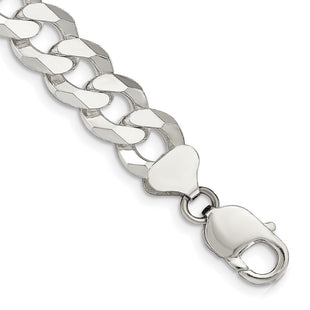 Sterling Silver Beveled Curb Chain (Style QFB300-8)