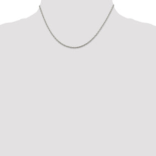 Sterling Silver Loose Rope Chain (Style QFC100-16)